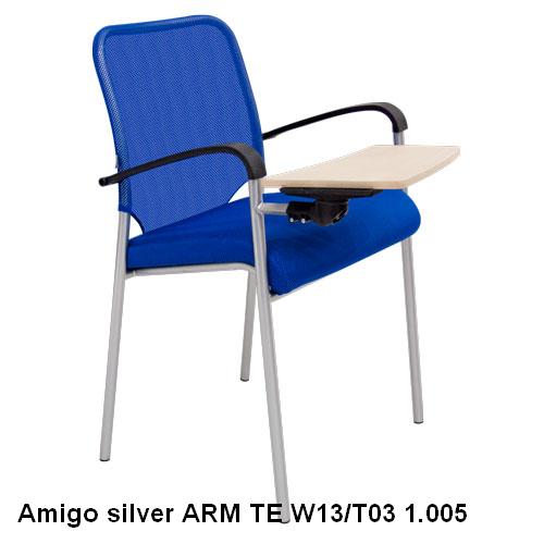 Стул Amigo Silver ARM-TE (дерев. столик)